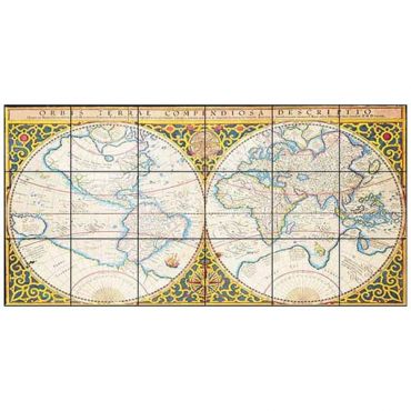 1587 Old World Map